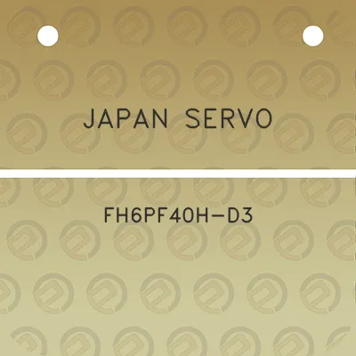 japan-servo-fh6pf40h-d3