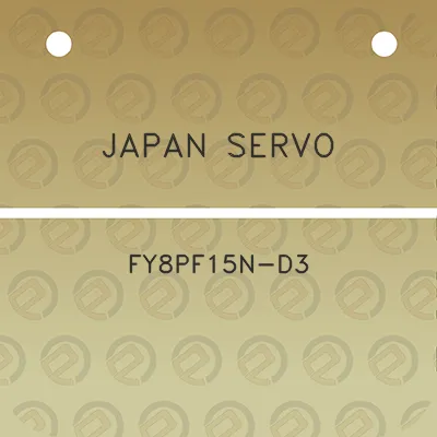 japan-servo-fy8pf15n-d3