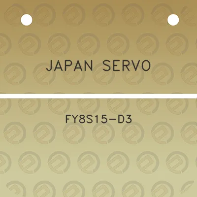 japan-servo-fy8s15-d3