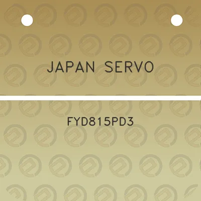 japan-servo-fyd815pd3