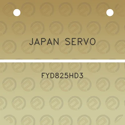 japan-servo-fyd825hd3