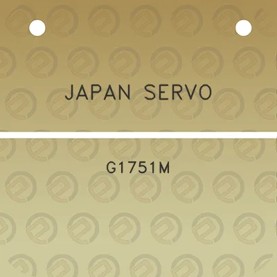 japan-servo-g1751m