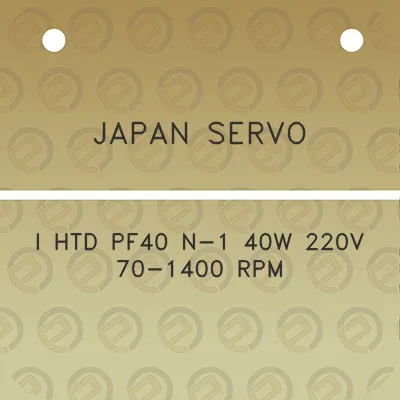 japan-servo-i-htd-pf40-n-1-40w-220v-70-1400-rpm