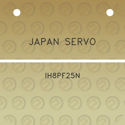 japan-servo-ih8pf25n