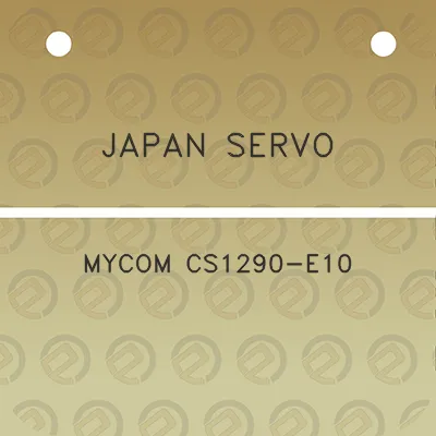 japan-servo-mycom-cs1290-e10