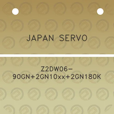 japan-servo-z2dw06-90gn2gn10xx2gn180k