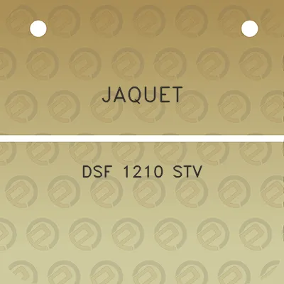 jaquet-dsf-1210-stv