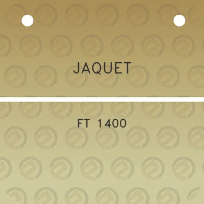 jaquet-ft-1400