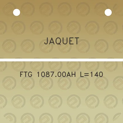 jaquet-ftg-108700ah-l140