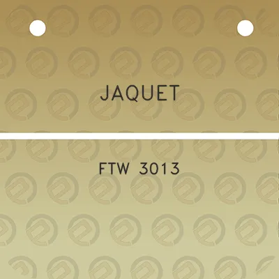 jaquet-ftw-3013