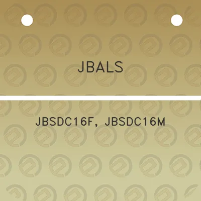 jbals-jbsdc16f-jbsdc16m