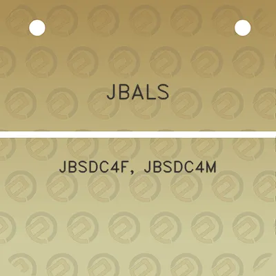 jbals-jbsdc4f-jbsdc4m