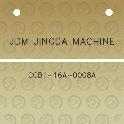 jdm-jingda-machine-ccb1-16a-0008a