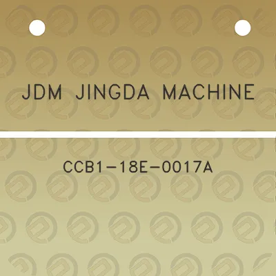 jdm-jingda-machine-ccb1-18e-0017a