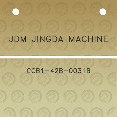 jdm-jingda-machine-ccb1-42b-0031b