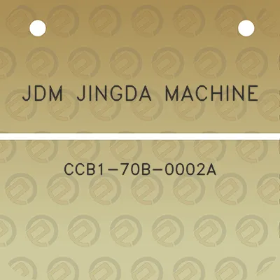 jdm-jingda-machine-ccb1-70b-0002a