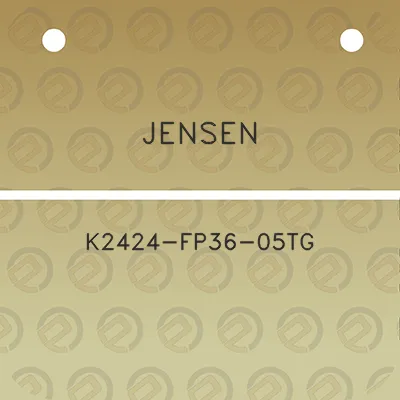 jensen-k2424-fp36-05tg