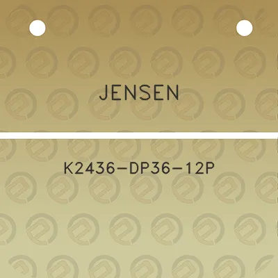 jensen-k2436-dp36-12p