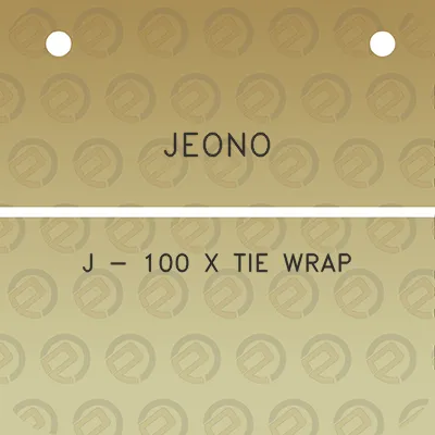 jeono-j-100-x-tie-wrap