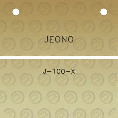 jeono-j-100-x