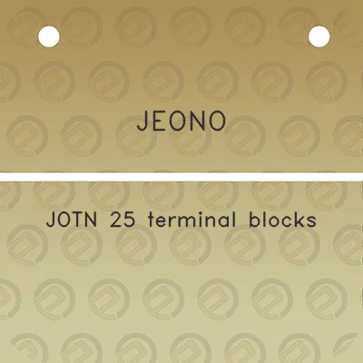 jeono-jotn-25-terminal-blocks