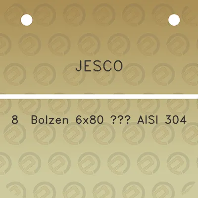 jesco-8-bolzen-6x80-aisi-304