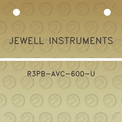 jewell-instruments-r3pb-avc-600-u