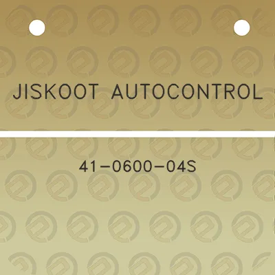 jiskoot-autocontrol-41-0600-04s