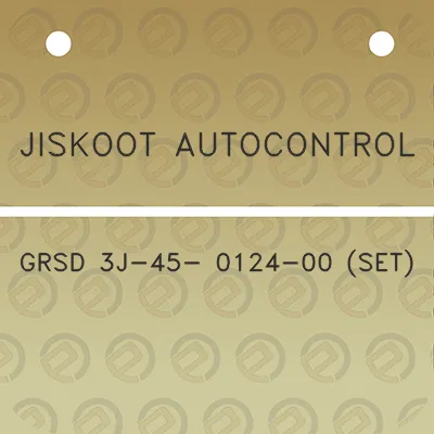 jiskoot-autocontrol-grsd-3j-45-0124-00-set