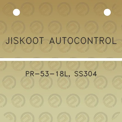 jiskoot-autocontrol-pr-53-18l-ss304