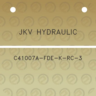 jkv-hydraulic-c41007a-fde-k-rc-3