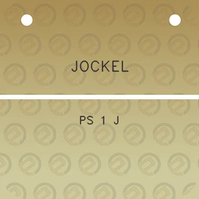 jockel-ps-1-j