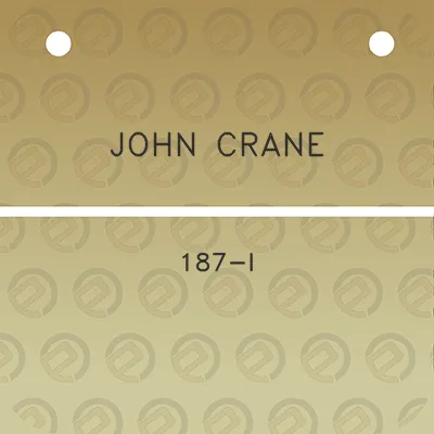 john-crane-187-i