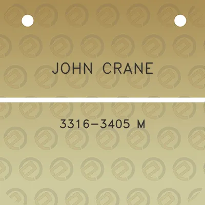 john-crane-3316-3405-m