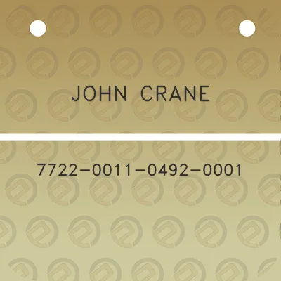 john-crane-7722-0011-0492-0001