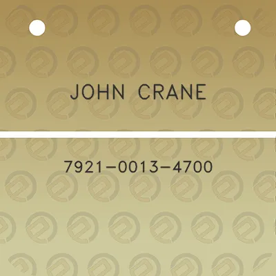 john-crane-7921-0013-4700