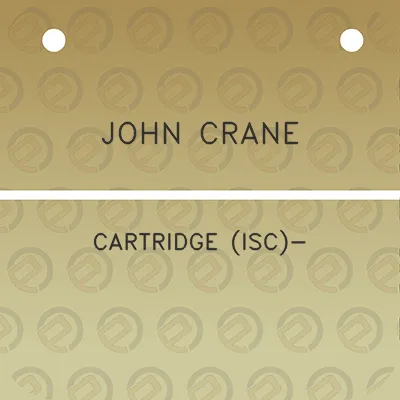 john-crane-cartridge-isc