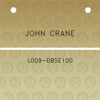 john-crane-l009-dbse100