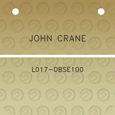 john-crane-l017-dbse100