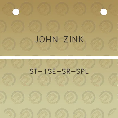 john-zink-st-1se-sr-spl