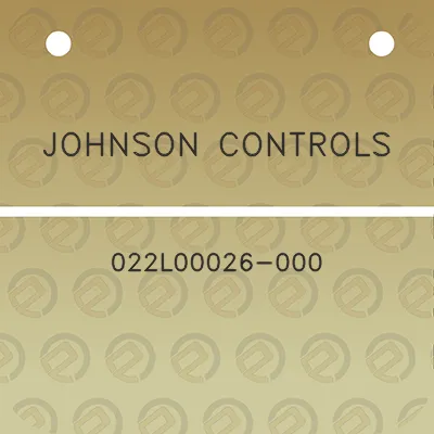 johnson-controls-022l00026-000