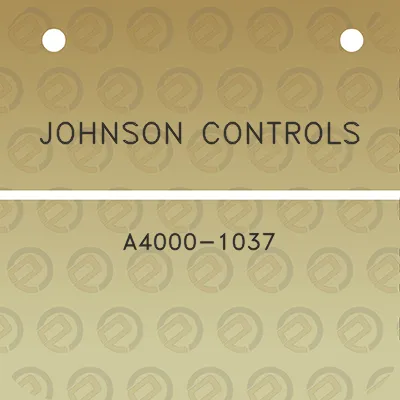 johnson-controls-a4000-1037