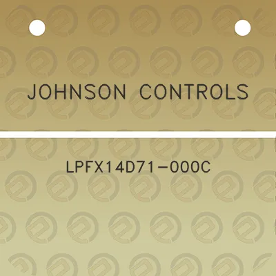 johnson-controls-lpfx14d71-000c