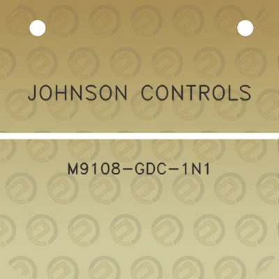 johnson-controls-m9108-gdc-1n1