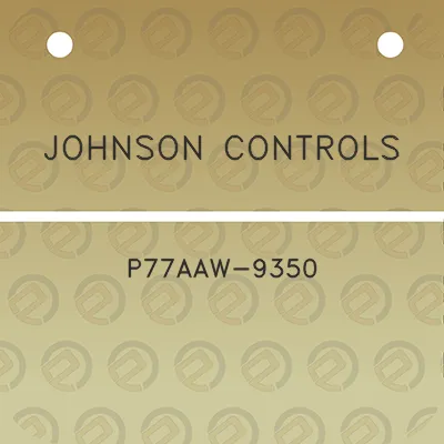 johnson-controls-p77aaw-9350