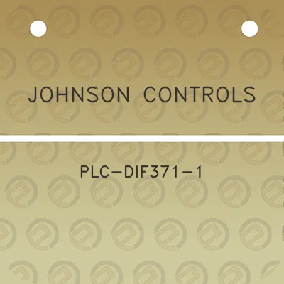 johnson-controls-plc-dif371-1