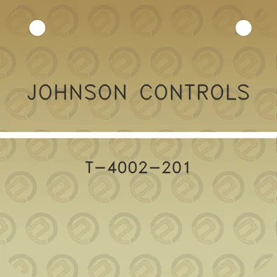 johnson-controls-t-4002-201