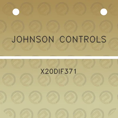 johnson-controls-x20dif371