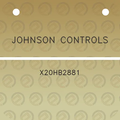 johnson-controls-x20hb2881