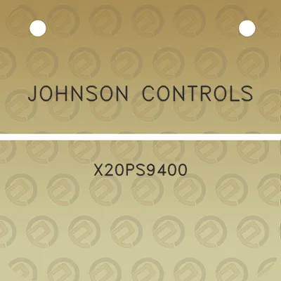 johnson-controls-x20ps9400